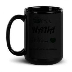 15oz Black Glossy Mug