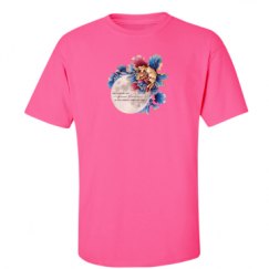 Unisex Ultra Cotton Safety Neon Crewneck Tee