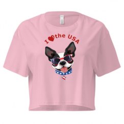 Ladies Festival Cali Crop Top Tee