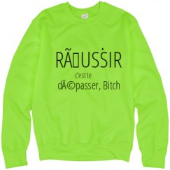 Unisex Neon Crewneck Sweatshirt