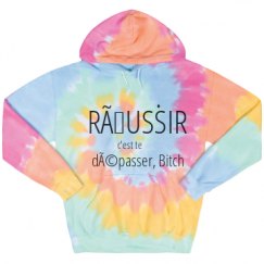 Unisex Tie-Dye Fleece Hoodie