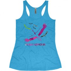 Ladies Slim Fit Super Soft Racerback Triblend Tank