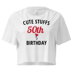 Ladies Festival Cali Crop Top Tee