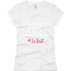 Ladies Slim Fit Basic Promo Jersey Tee