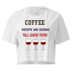 Ladies Festival Cali Crop Top Tee