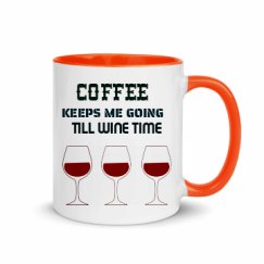 11oz Ceramic Mug with Color Inside