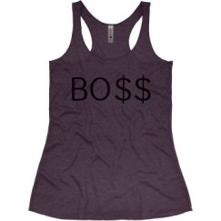Ladies Slim Fit Super Soft Racerback Triblend Tank