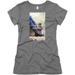 Ladies Slim Fit Super Soft Triblend Tee