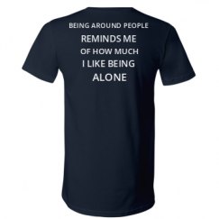 Unisex V-Neck Jersey Tee