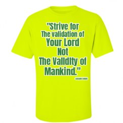 Unisex Ultra Cotton Safety Neon Crewneck Tee