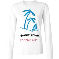 Ladies Relaxed Fit Basic Long Sleeve Tee