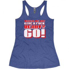 Ladies Slim Fit Super Soft Racerback Triblend Tank