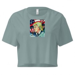 Ladies Festival Cali Crop Top Tee