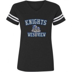 Ladies Relaxed Fit Vintage Sports Tee