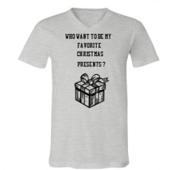 Unisex V-Neck Jersey Tee