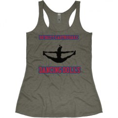 Ladies Slim Fit Super Soft Racerback Triblend Tank