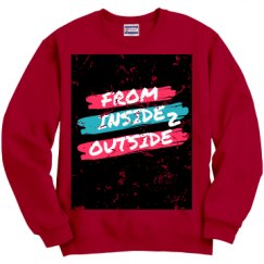 Unisex Film and Foil Crewneck Sweatshirt