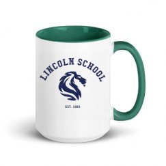 15oz Ceramic Mug with Color Inside