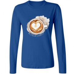 Ladies Relaxed Fit Basic Long Sleeve Tee