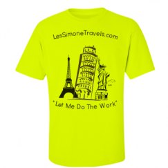 Unisex Ultra Cotton Safety Neon Crewneck Tee