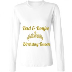 Ladies Relaxed Fit Basic Long Sleeve Tee