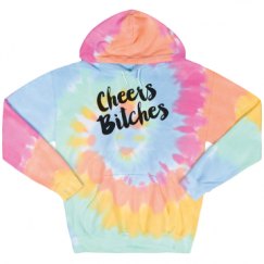 Unisex Tie-Dye Fleece Hoodie