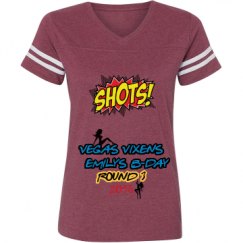 Ladies Relaxed Fit Vintage Sports Tee