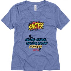 Ladies Relaxed Fit Super Soft Triblend V-Neck Tee