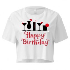 Ladies Festival Cali Crop Top Tee