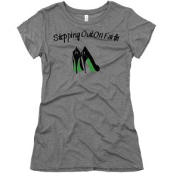 Ladies Slim Fit Super Soft Triblend Tee