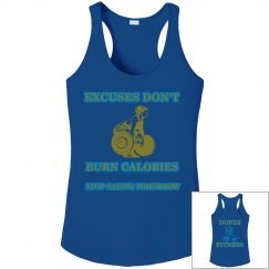 DONDIFITNESS WOMAN PERFORMANCE TANK  TOPS