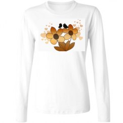 Ladies Relaxed Fit Basic Long Sleeve Tee