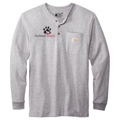 Unisex Carhartt Long Sleeve Henley Tee 