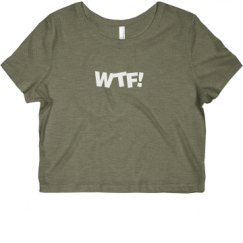 Ladies Slim Fit Crop Top Tee