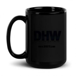 15oz Black Glossy Mug