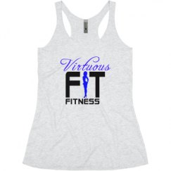 Ladies Slim Fit Super Soft Racerback Triblend Tank
