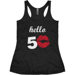 Ladies Slim Fit Super Soft Racerback Triblend Tank
