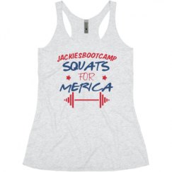 Ladies Slim Fit Super Soft Racerback Triblend Tank