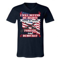 Unisex V-Neck Jersey Tee