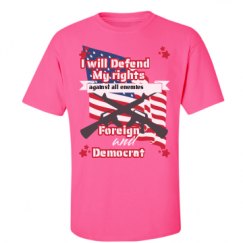 Unisex Ultra Cotton Safety Neon Crewneck Tee