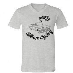 Unisex V-Neck Jersey Tee