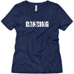 Ladies Relaxed Fit V-Neck Tee