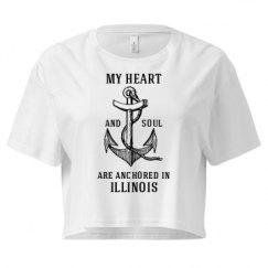 Ladies Festival Cali Crop Top Tee