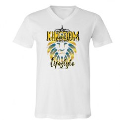 Unisex V-Neck Jersey Tee