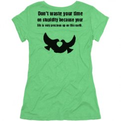 Ladies Slim Fit Super Soft Triblend Tee