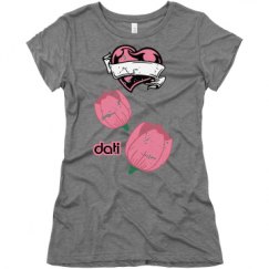Ladies Slim Fit Super Soft Triblend Tee
