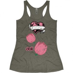 Ladies Slim Fit Super Soft Racerback Triblend Tank