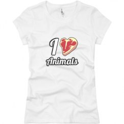 Ladies Slim Fit Basic Promo Jersey Tee