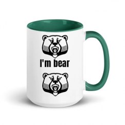 15oz Ceramic Mug with Color Inside