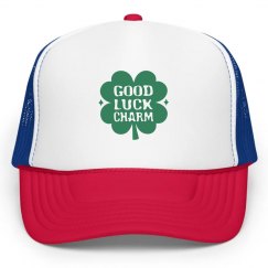 Good Luck Charm Shamrock St. Paddy's Day Trucker Hat